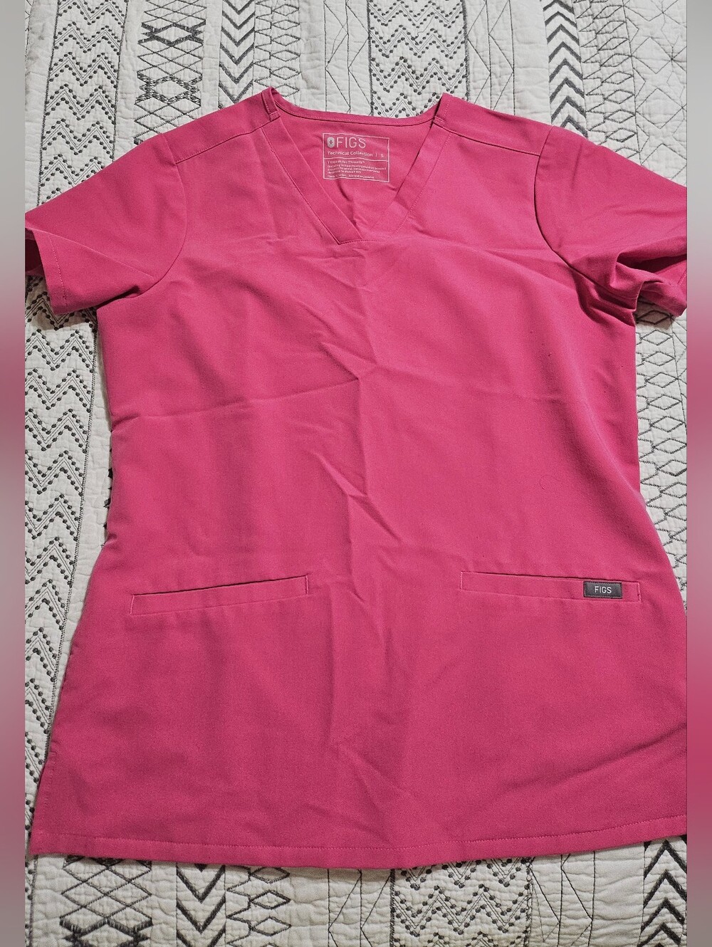 FIGS Women's F*cking Pink Set Top And Pants